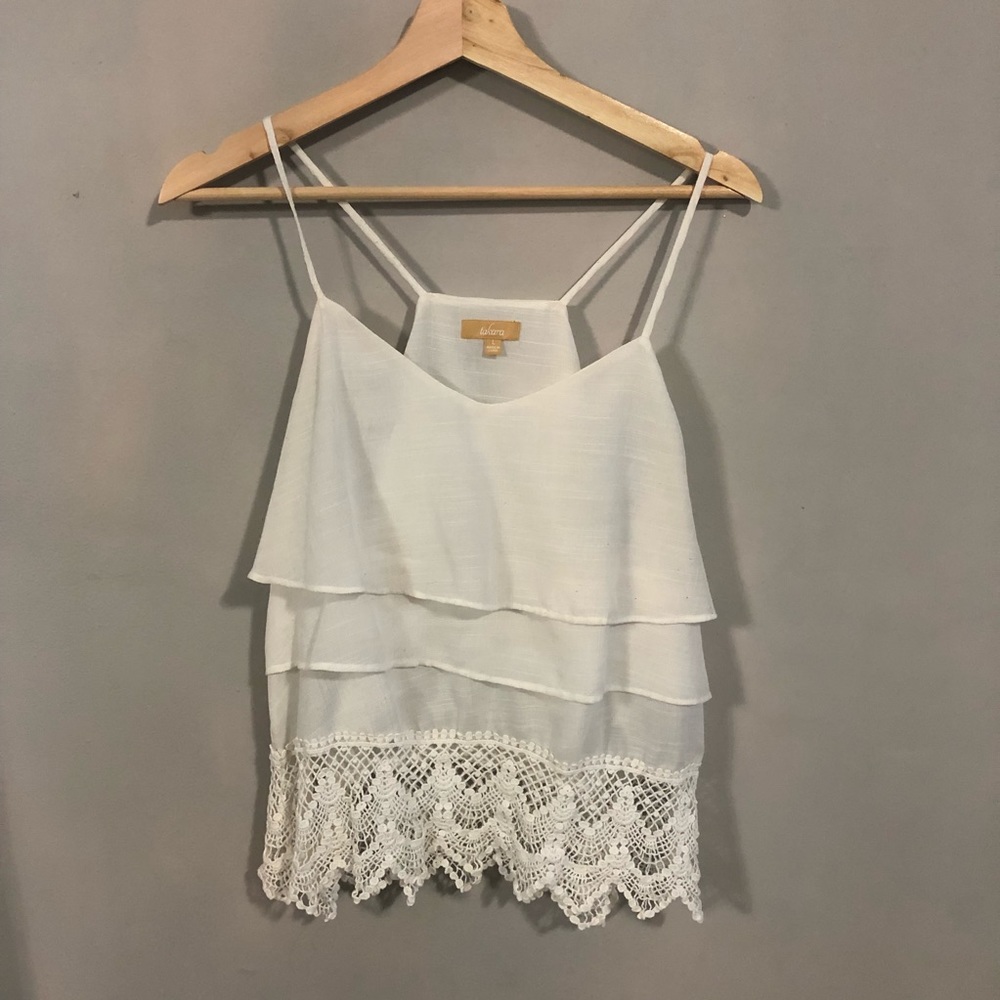 White tank top